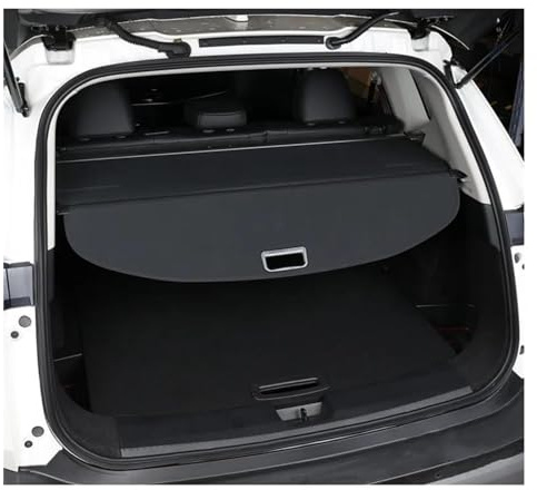 Cache-Bagages Housse Couverture Sécurité Coffre Arrière pour Nissan pour X-Trail pour Rogue 2021, Porte-Bagages, Bouclier Séparation Accessoires Voiture(Canvas)
