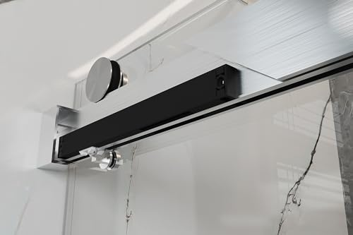 FEKEWIO 2PCS Sliding Shower Door Soft Close Mechanism Sliding Spring Embedded Buffer Damper Door Hardware for DS13/SS13 Series Glass Shower Doors Weight 88-132 Pounds