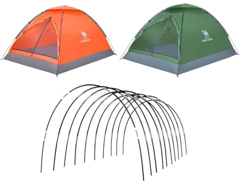 DIY Tent Pole, Replacement Tent Pole, Greenhouse Hoops,Telescopic Rod,Long Approximately 52ft, Diameter - 6.5mm,36 Packs, for Hiking Camping Backpacking Tent