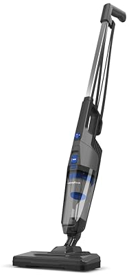 Goodyear - Aspiradora Escoba Eléctrica 600W Sin Bolsa, Compacta y Potente, Succión 18kPa, Ligera y Silenciosa, Depósito 0,6L, Cable Largo 3,8m, Control de Caudal, Hogar