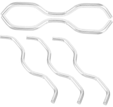 BESPORTBLE 5stücke Trampolinschnallen Wiederverwendbarer Trampolinverbinder Kompakte Trampolinteile Aus Verzinktem Stahl Für Sichere Verbindung Trampolinzubehör Mit Gebogenen Haken