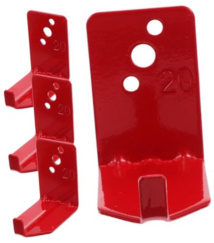 HEALLILY 2 Sätze Halterung Für Feuerlöscher Wandmontagehalterung Wasserlöscher Feuerlöscherhalter Wandhalterung Sicherheitshalterungen Für Die Wand Feuerlöscherhalterung Eisen Rot