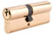 Yale PKM4050-PB - KM Superior 1 Star Euro Cylinder Lock - 40/50 (100mm) / 40:10:50 - Brass Finish - High Security