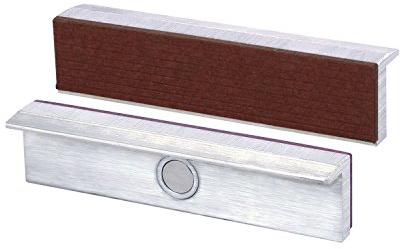 HEUER Schraubstock Schutzbacken Alu-Fiber, Backenbreite 150 mm mit Magnet,1 Paar, 1 Stück, 111150