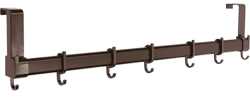 SIRO Türgarderobe Kaufungen, Schlicht, Kunststoff braun, 590 mm x 58 mm x 136 mm, MI687-575K2V1K