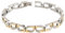 Boccia Damen Armband Silber/Gold Titan 20cm