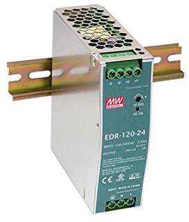 LevelOne Ind. Fuente de alimentación Pow 4841 48VDC 120W Carril DIN PoE