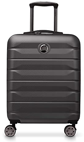 DELSEY Paris - AIR Armour - Valise Cabine Rigide Slim - 55x40x20 cm - 34 litres - S - Noir