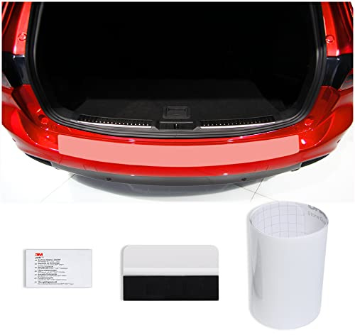 teileplus24 OL196 Ladekantenschutz Folie kompatibel mit VW T7 Multivan 2021- Profi-Rakel, Farbe:Transparent