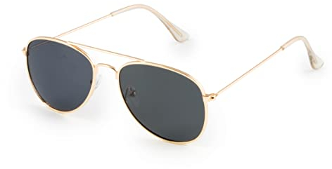 Kiddus Sonnenbrille für Mädchen, Jungen, Kinder. Ab 10 Jahren. UV400 100% iger Schutz gegen ultraviolette Strahlen. CAT3. Polarisiert. Piloten Stil