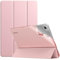 TiMOVO Cover per Samsung Galaxy Tab A9+/A9 Plus 11 2023 SM-X210/X216/X218, Cover Posteriore Sottile e Morbido in TPU Traslucido, Risveglio/Sonno Automatico, Oro Rosa