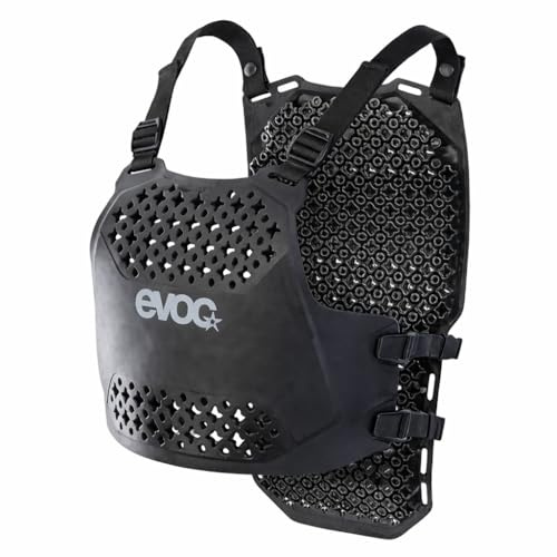 EVOC Torso Protector (protección de Espalda y Pecho, Nueva tecnología Protectora LITESHIELD Flex, máxima flexibilidad, Insensible a la Temperatura, ventilación 3D, Talla: S/M), Negro