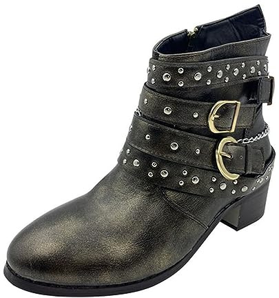 Générique Cowboystövel dam hög bekväm - dam plattformsstövlar ledig klack stående sko svart vintage vintersko chic åtdragning och andas