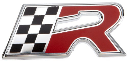 PILOT INT Auto 1211374 Emblema 3D Bandiera R, 55mm x 25mm