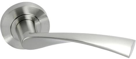 ORYX - Wolfpack 3035010 - Juego Manillas Roseta Onda Niquel Satinado