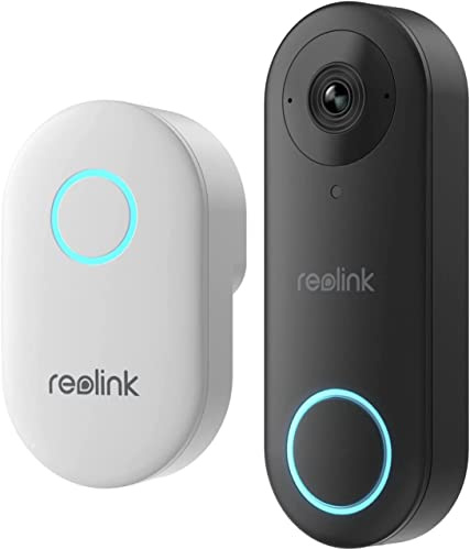Reolink Video Doorbell WiFi Noir, Blanc