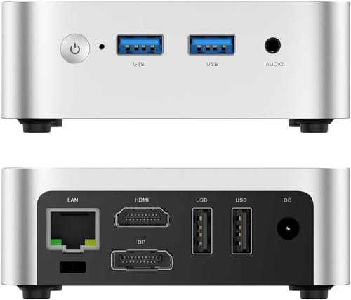 ACEMAGICIAN V1 Mini PC Шin11 Pro, 16GB DDR4 256GB SSD, Ιntel Lake-Ν95(Bis zu 3,4GHz) Micro Desktop Computer Für Heimkino/Business/Office|Dual WiFi|HDMI+DP|USB3.2