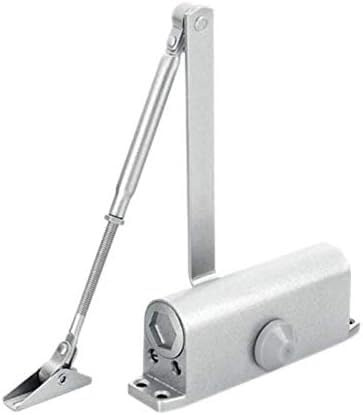 Sistema de seguridad hidráulico ajustable redondo automático para puertas izquierdas/derechas, soporta 2545 kg, ideal para uso doméstico y de oficina