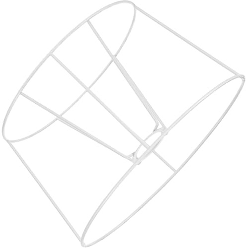 NIYANGLE Marco Ovalado de Lámpara Decorativa de Metal para Lámpara E27, Soporte Protector de Bombilla Compatible, Estructura Metálica para Iluminación Vintage Estilo Europeo, Adecuado
