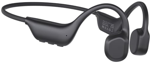 Écouteurs à Conduction Osseuse Bluetooth 6.0, IPX6 Étanche Casque Osseux