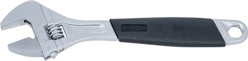 BGS 1442 | Rollgabelschlüssel mit Kunststoff-Softgriff | SW max. 30 mm | vernickelt | Einmaulschlüssel