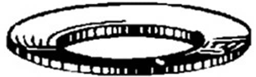 50 1/4 Belleville Washers .038 Thick Phosphate and Oil