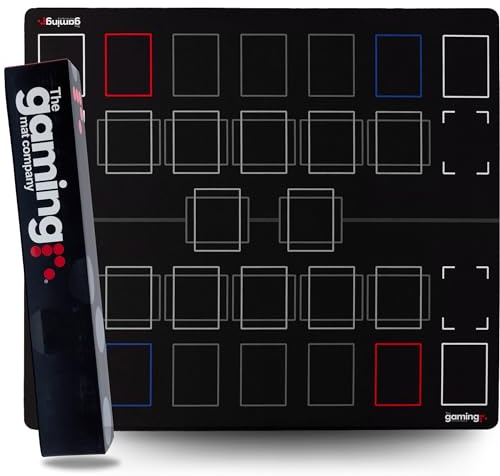 The Gaming Mat Company Compatible Yu-Gi-Oh! Master 2 Player Playmat for Yu-Gi-Oh! Cards - 72 cm x 72 cm x 0.2 cm Large TCG Playmat Game Mat Card Gaming Table for YuGiOh!
