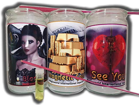 Marie Laveau´s *3 Tage-Glaskerzen-Ritual *See You* Wiedersehen*Anziehung*Heilt abgebrochene Kontakte