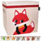 Babies1st faltbare Aufbewahrungsbox mit Filzapplikation und Deckel, Storage Box:Fuchs