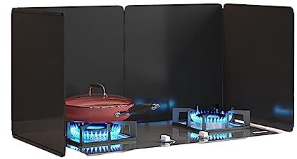 RIFWOVE Protector Salpicaduras Cocina Cubre Salpicaduras De Sartén Plegabl Protector De Aceite Protectores contra Salpicaduras Se USA para Cubrir La Olla Placa Metal Antihaderente