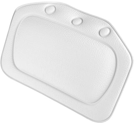1Pcs Luxury Bath Pillow for Head, Neck & Full Body Support - Waterproof Pvc Bathtub Accessories with Ergonomic Design & Secure Suction Cups - Universal Fit for Home Spa, Hot Tubs
