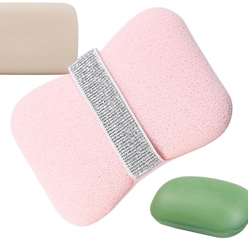 Spugna per il Corpo Bagnoschiuma Strofinaccio Schiena Portasapone Doccia | Salvasapone Spugna Da Bagno Scrub Corpo per il bagno, pulizia, lavaggio, detersione, viaggio e campeggio