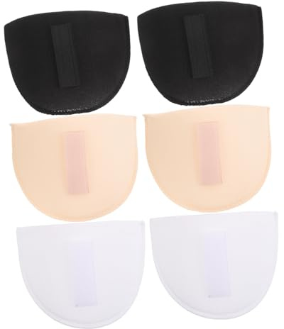 TOVINANNA 6 St Dress Shoulder Pads In Sponge Inserts For men Women No Sewing Soft Sponge Pads For Clothing Structured Fit Sloping Shoulders And Professional Outfits