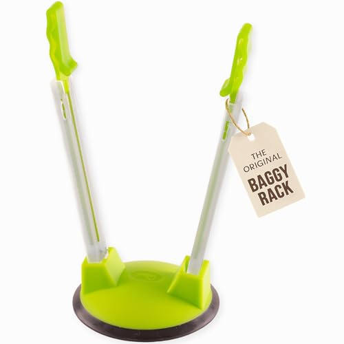 Jokari Hands-Free Baggy Rack Clip Food Storage Bag Holder