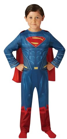 Rubie's Officiell DC Justice League Superman barnkostym, superhjälte maskeraddräkt