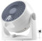 Iris Ohyama Woozoo Table Fan, 23㎡, Desk Fan, White, 3 Speeds, Silent, Quiet, Portable, For Bedroom, Living Room, Kitchen, Air Circulator, Small, Cooling, Powerful, PCF-HD18N