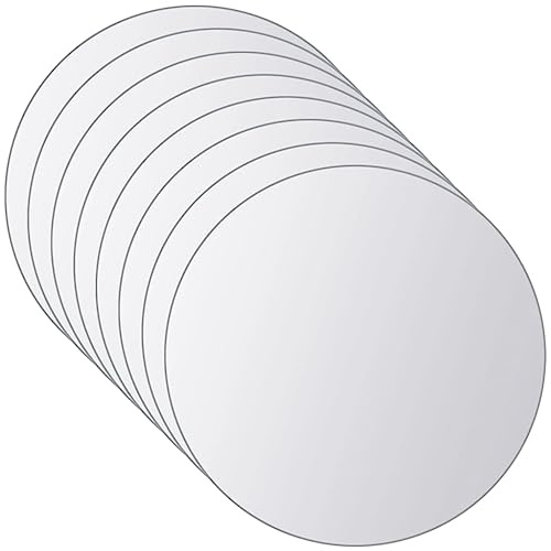vidaXL Spegelplattor 16 st runt glas
