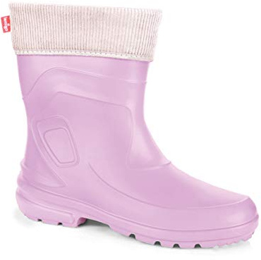LEMIGO Damen Gummistiefel Jessy 800 (Pink 257C / Grau, 39)