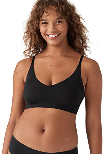 True & Co womens True Body Boost Triangle Convertible Strap Bra, Black, S 32C-D 34A-B US