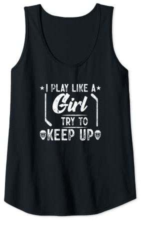 Damen Eishockey Mädchen Tank Top