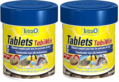 Tetra Nourriture Tabimin 120 Tablettes pour Aquariophilie (Lot de 2)