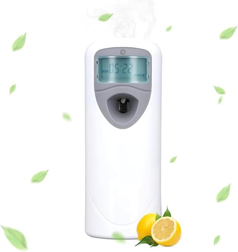 Topyond Aroma-Diffusor Für ätherische Öle, Automatischer Timer, Lufterfrischer-Sprühspender, Freistehender Duftspender Für Zuhause, Zimmer, Büro, Hotel