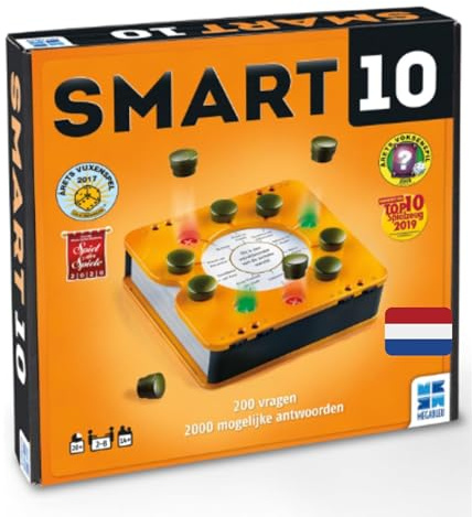 Megableu - Smart 10-10 svar möjliga - hur många kan du gissa? - Quiz-spel 2 till 8 spelare, brädspel, speltid ca 20 minuter, 14 år och äldre, 678946