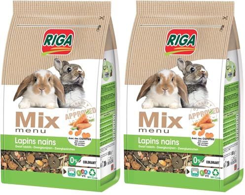 RIGAMIX Lapins Nains 1,5KG (Lot de 2)