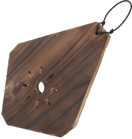 MERRYHAPY Présentoir Mural Suspendu en Bois Composite pour Orchidées Et Fougères Corne De Cerf pour Plantes Dintérieur