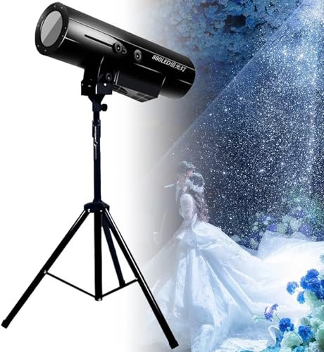 LED Seguro Light Spot, Apertura Ajustable 880 W Spotlight con Soporte de trípode, DMX y Control Dual Manual, para KTV DJ Fiesta Bedding Birthdays