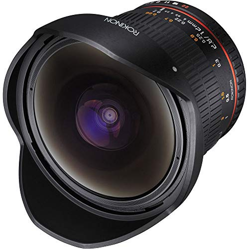 Rokinon 12mm F2.8 Full Frame Fisheye, Manual Focus Lens for Canon EF