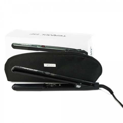 Termix 230 Black Edition. Piastra per Capelli con Tecnologia a Piastre in Ceramica. Sistema di Regolazione Digitale della Temperatura, Nero
