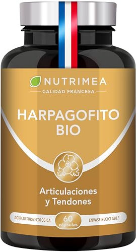 Harpagofito BIO Garra de Diablo | Alivio Dolor Articular Facilita Digestión | Natural | Fabricado en Francia 60 Cápsulas Vegetales Nutrimea