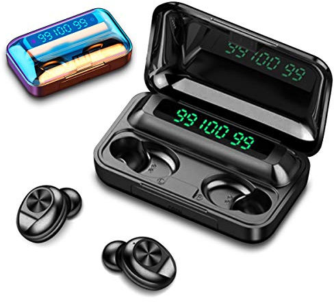 UC-Express In-Ear Kopfhörer kompatibel für Oppo Find X3 Pro Neo Lite Headset TWS Bluetooth 5.1 LED Anzeige Drahtlose Ohrhörer Sport Ladebox